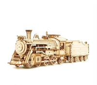 Steam Train 3D Three-dimensional Puzzle Mechanical Intelligence Toy - The Little Big Store