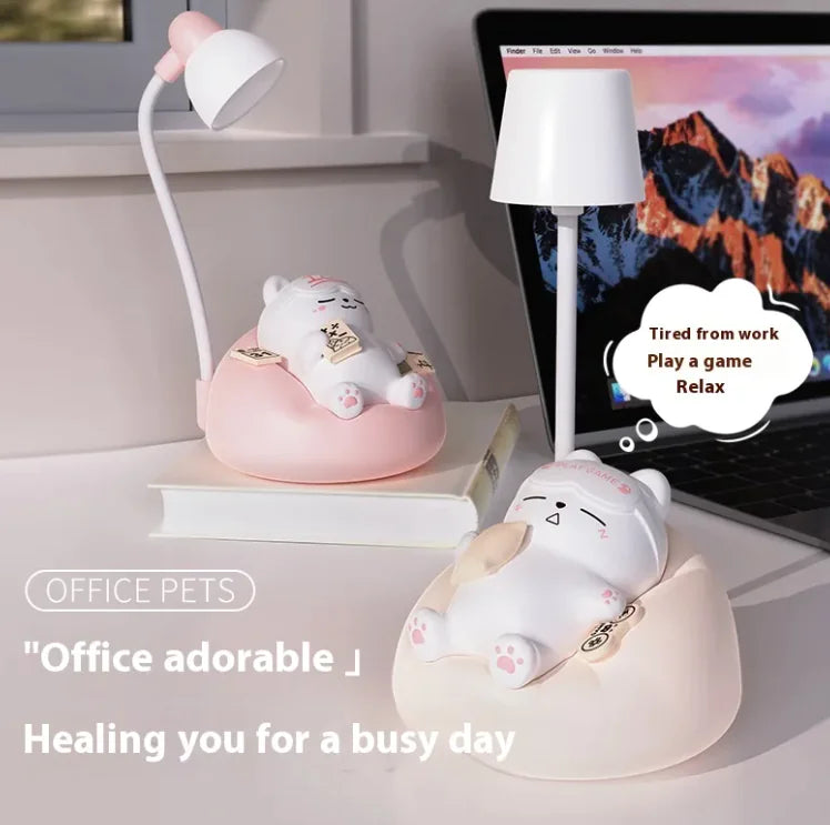 Sleeping Cat Small Night Lamp - The Little Big Store