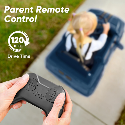 Exciting Ford-Shelby F-150 12V Electric Ride-On Truck for Kids - Blue with Remote Control and 2-Hour Drive Time