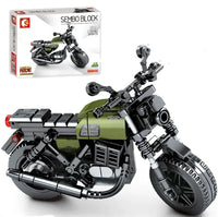 Motorcycle Model Building Block Toy - The Little Big Store