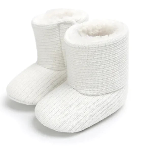 Cozy Sunflower Cotton Baby Boots - The Little Big Store