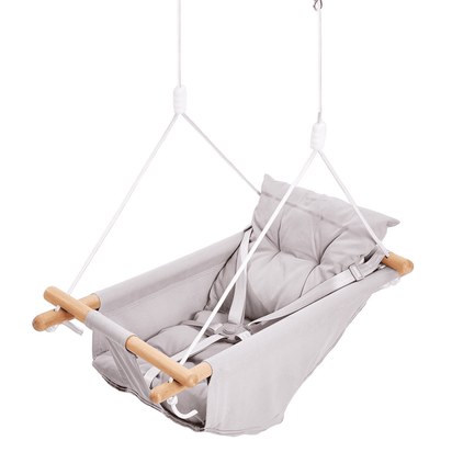 VEVOR Canvas Hammock Swing 3 Modes Baby Swing 5-Point Harness Indoor Outdoor - The Little Big Store