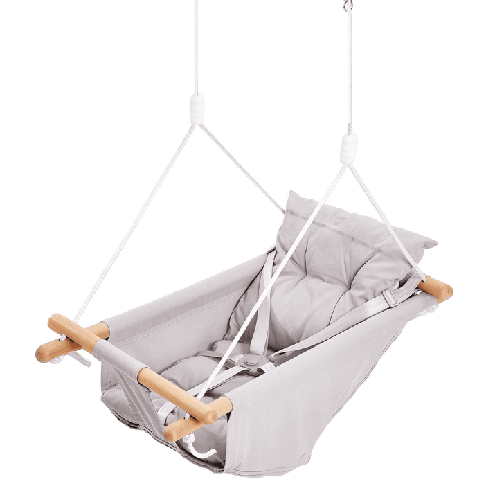 VEVOR Canvas Hammock Swing 3 Modes Baby Swing 5-Point Harness Indoor Outdoor - The Little Big Store
