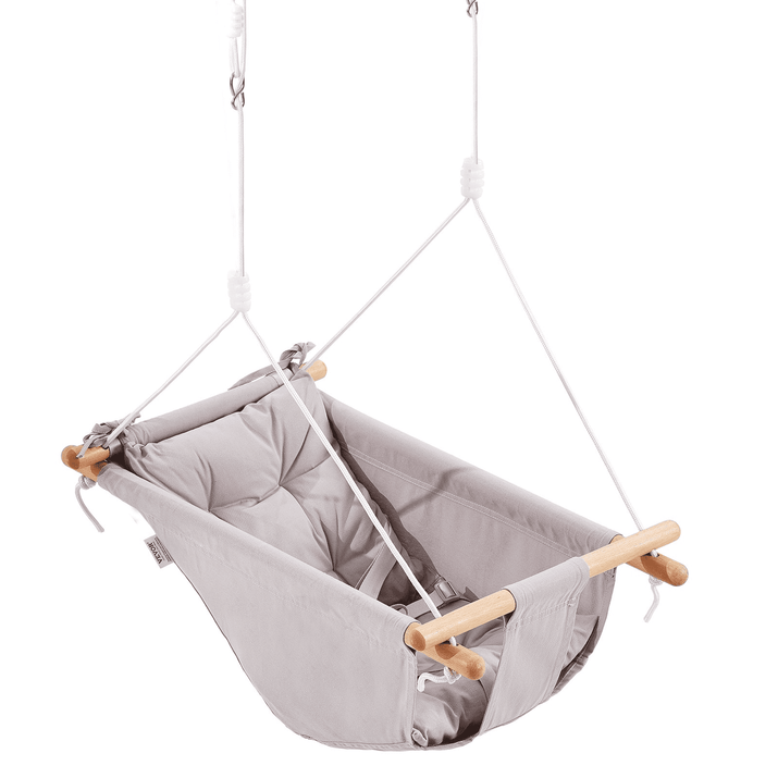 VEVOR Canvas Hammock Swing 3 Modes Baby Swing 5-Point Harness Indoor Outdoor - The Little Big Store