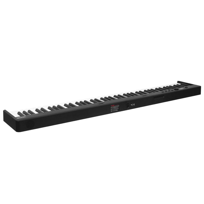 VEVOR 88 Key Folding Keyboard Piano Portable Foldable Piano Bluetooth MIDI Black - The Little Big Store