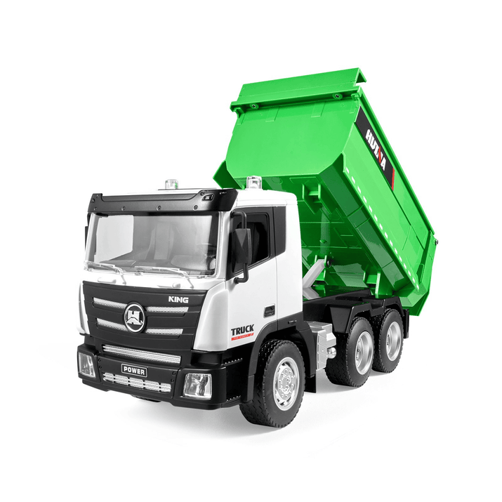 RC Remote Control Dump Truck Toy Construction Vehicle Toy 9CH 1:18 Scale - The Little Big Store