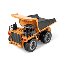 VEVOR RC Remote Control Dump Truck Toy Construction Vehicle Toy 9CH 1:18 Scale - The Little Big Store