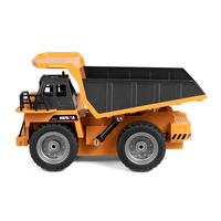 VEVOR RC Remote Control Dump Truck Toy Construction Vehicle Toy 9CH 1:18 Scale - The Little Big Store