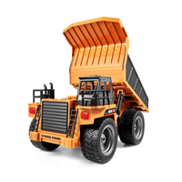 VEVOR RC Remote Control Dump Truck Toy Construction Vehicle Toy 9CH 1:18 Scale - The Little Big Store