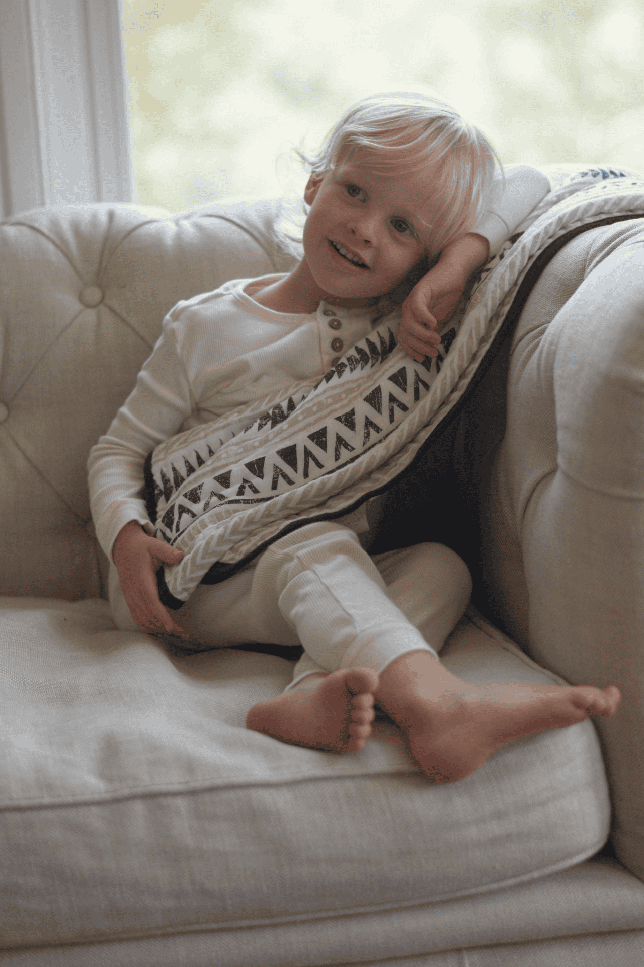 Pyramid Cotton Muslin Newcastle Blanket - The Little Big Store