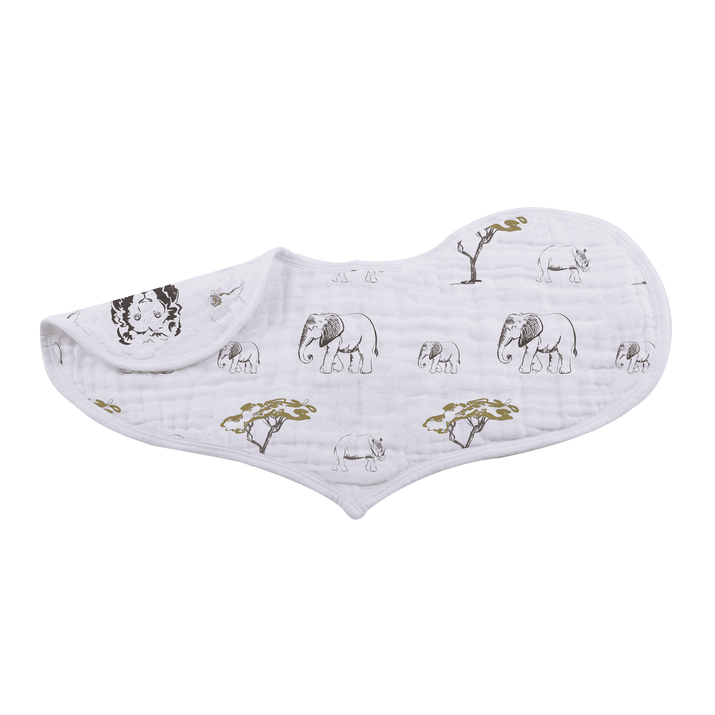 On The Savannah Heart Bib 2PK - The Little Big Store