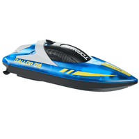 VEVOR RC Boat 2.4 GHz Remote Control Racing Boat 12 km/h Kids Adults Gift Blue - The Little Big Store