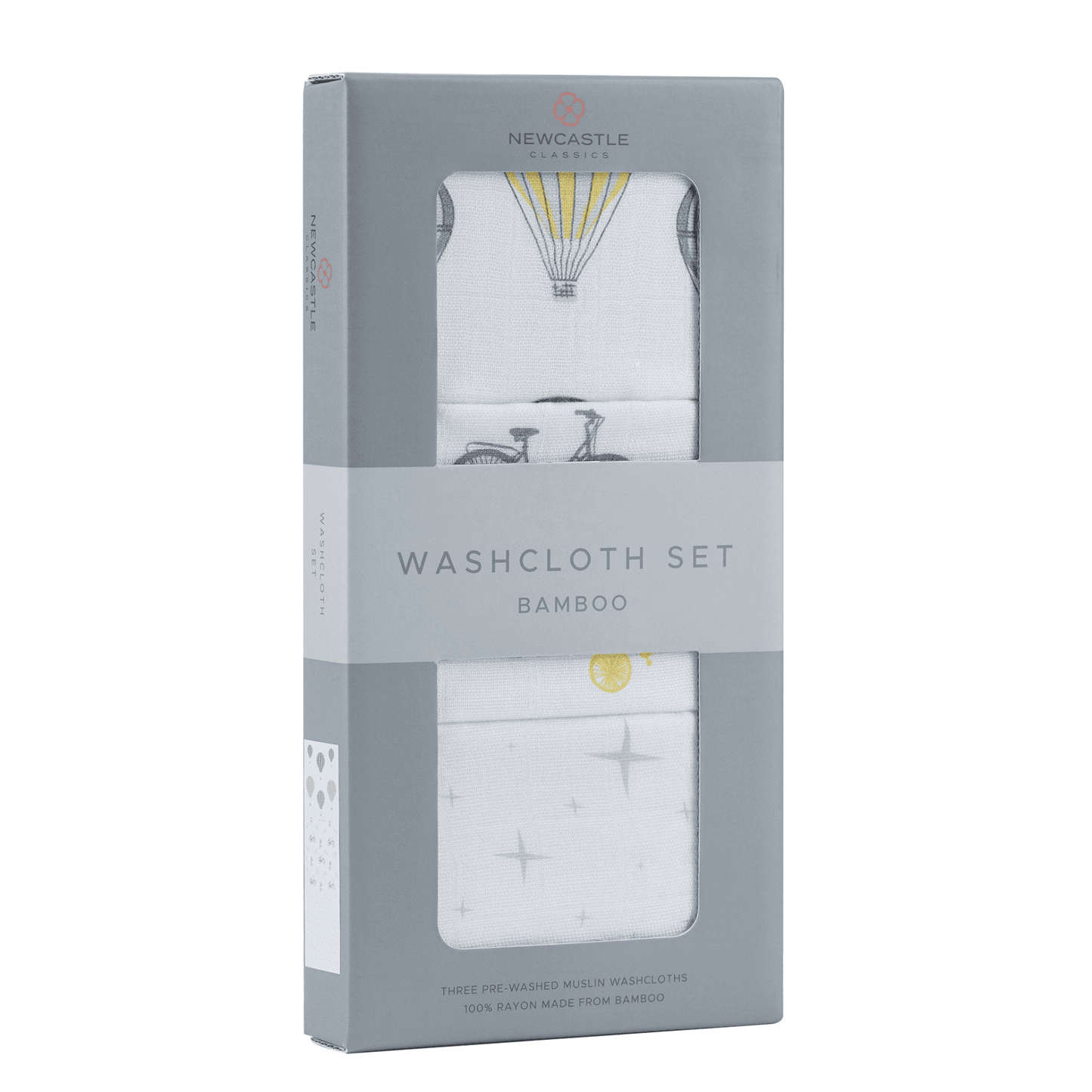 World Traveler Bamboo Washcloth Set 3PK - The Little Big Store