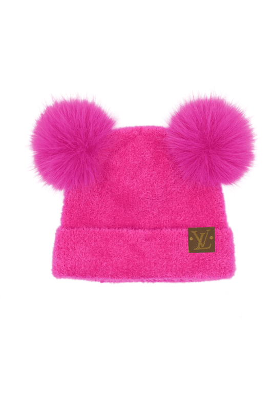 Upcycled Chenille Baby Beanie - The Little Big Store