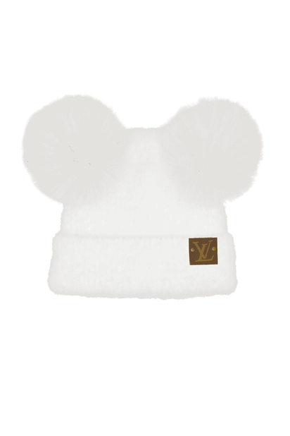 Upcycled Chenille Baby Beanie - The Little Big Store