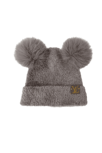 Upcycled Chenille Baby Beanie - The Little Big Store