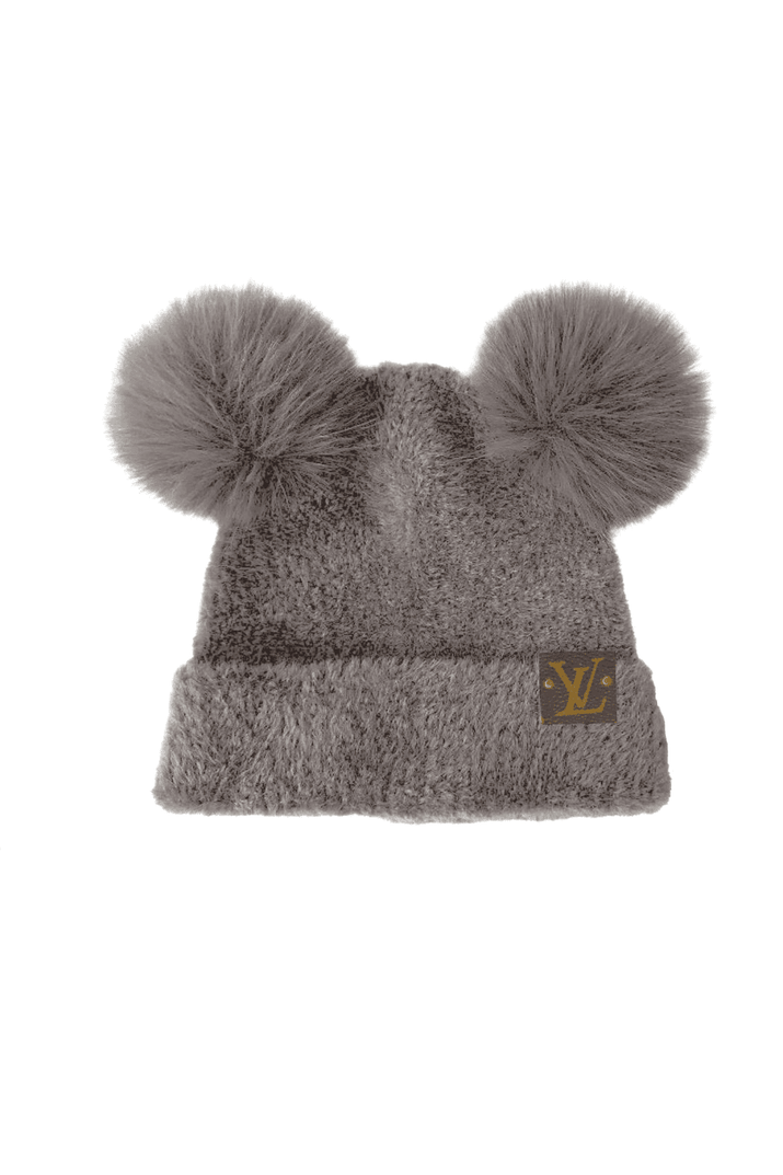 Upcycled Chenille Baby Beanie - The Little Big Store