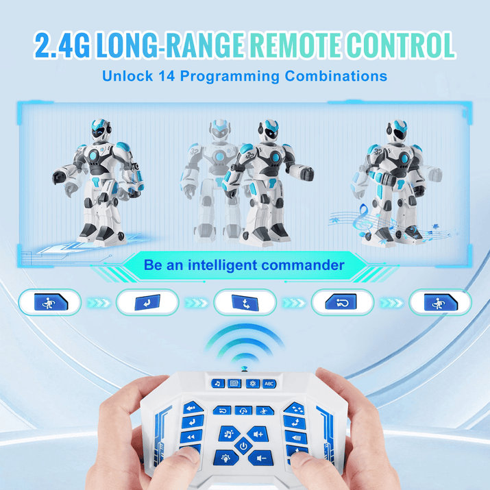 RoboBuddy 5.0- The Ultimate Talking, Dancing, and Interactive Robot Companion for Kids! - The Little Big Store