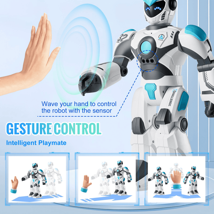 RoboBuddy 5.0- The Ultimate Talking, Dancing, and Interactive Robot Companion for Kids! - The Little Big Store