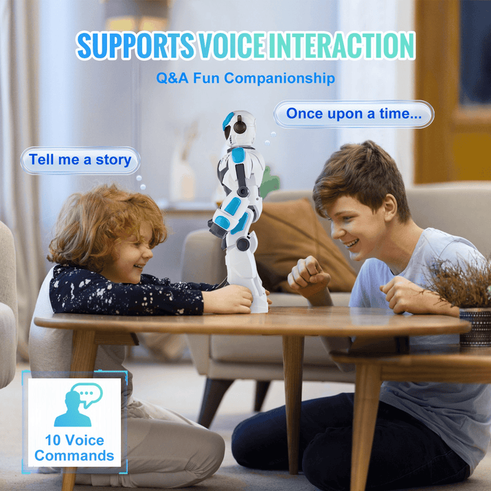 RoboBuddy 5.0- The Ultimate Talking, Dancing, and Interactive Robot Companion for Kids! - The Little Big Store