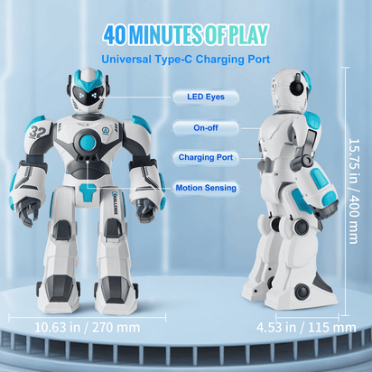 RoboBuddy 5.0- The Ultimate Talking, Dancing, and Interactive Robot Companion for Kids! - The Little Big Store