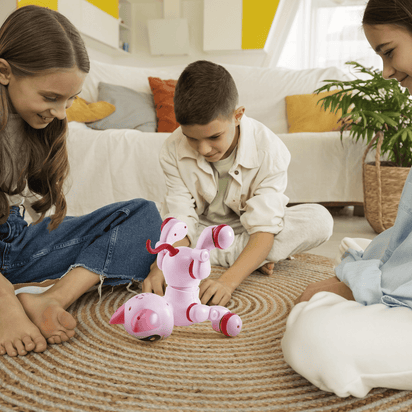 VEVOR RC Robot Cat Toy for Kid Talking Dancing Touch Remote Control Programmable - The Little Big Store