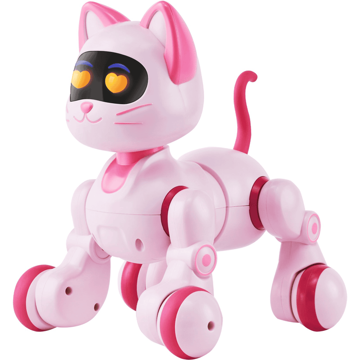VEVOR RC Robot Cat Toy for Kid Talking Dancing Touch Remote Control Programmable - The Little Big Store