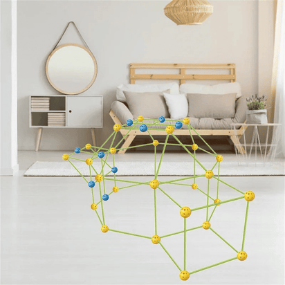 Creative Fort Building Blocks Children's Indoor Tent - The Little Big Store