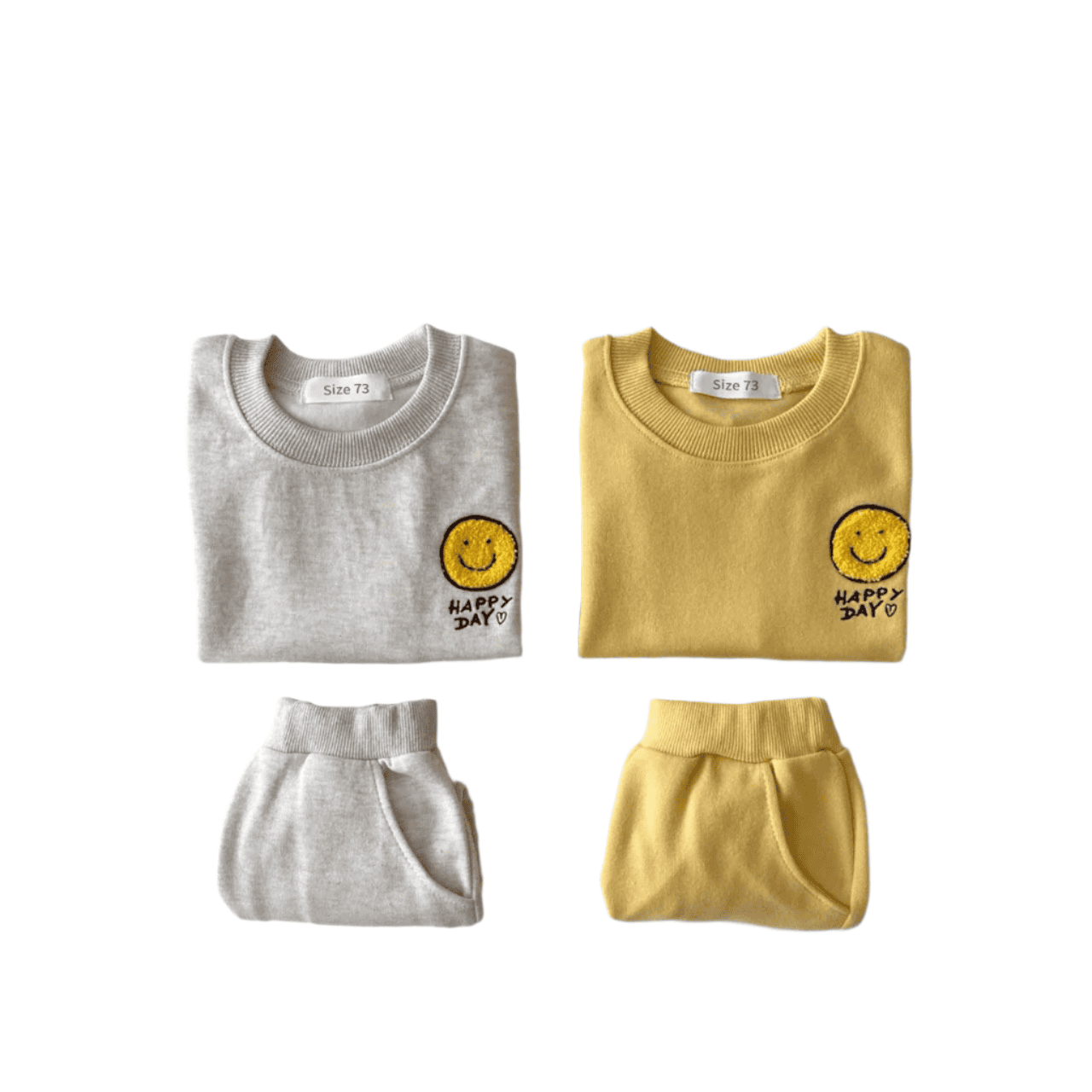 Cotton tracksuit set 2 pcs sweatshirt and trousers for children Multivariant - The Little Big Store