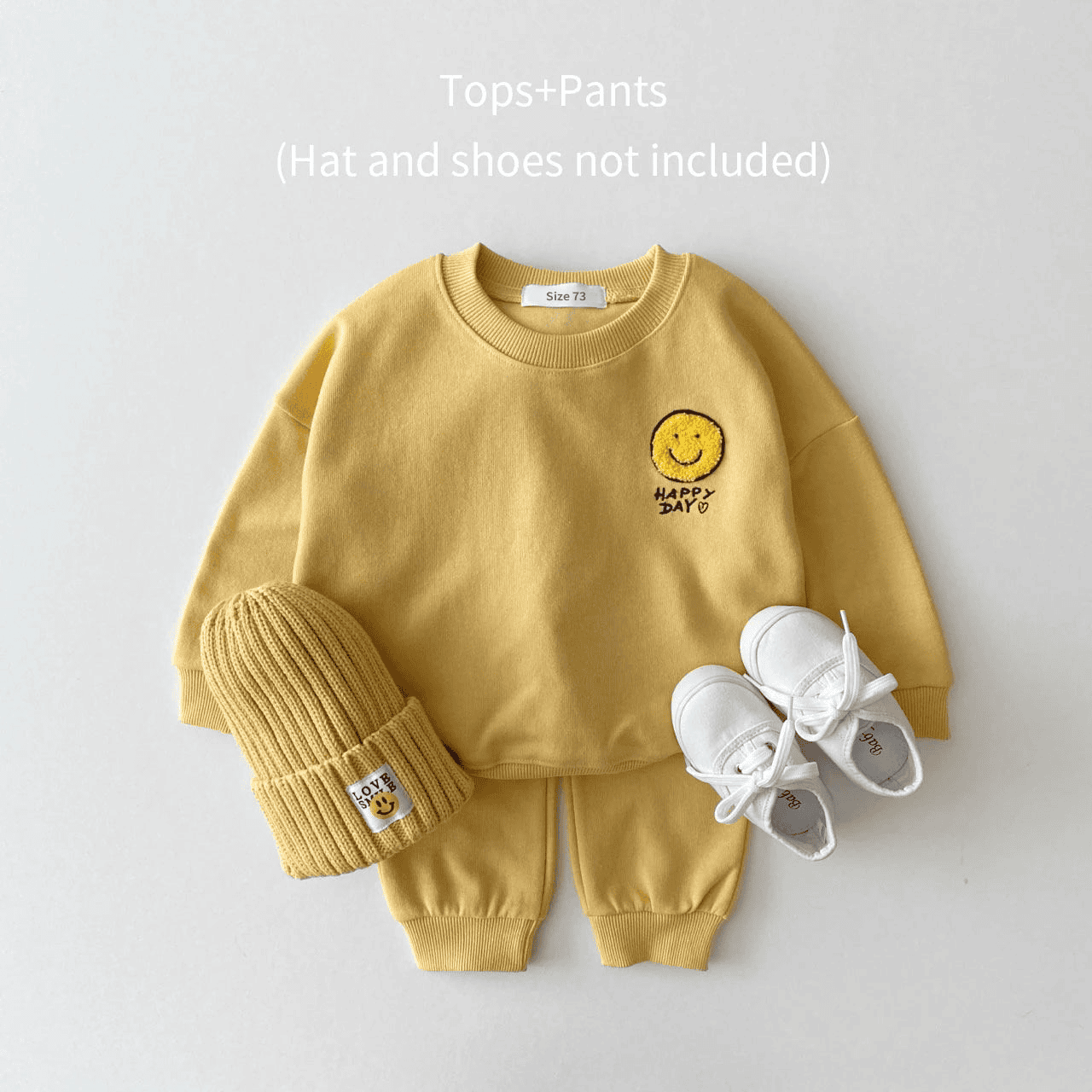 Cotton tracksuit set 2 pcs sweatshirt and trousers for children Multivariant - The Little Big Store