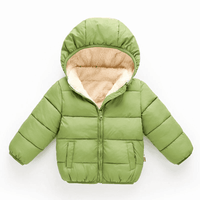 Multivariant Padded Jacket with Hood and Zip for Children - The Little Big Store