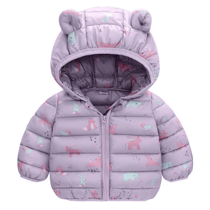 Warm Dinosaur Jacket with Hood for Children - The Little Big Store