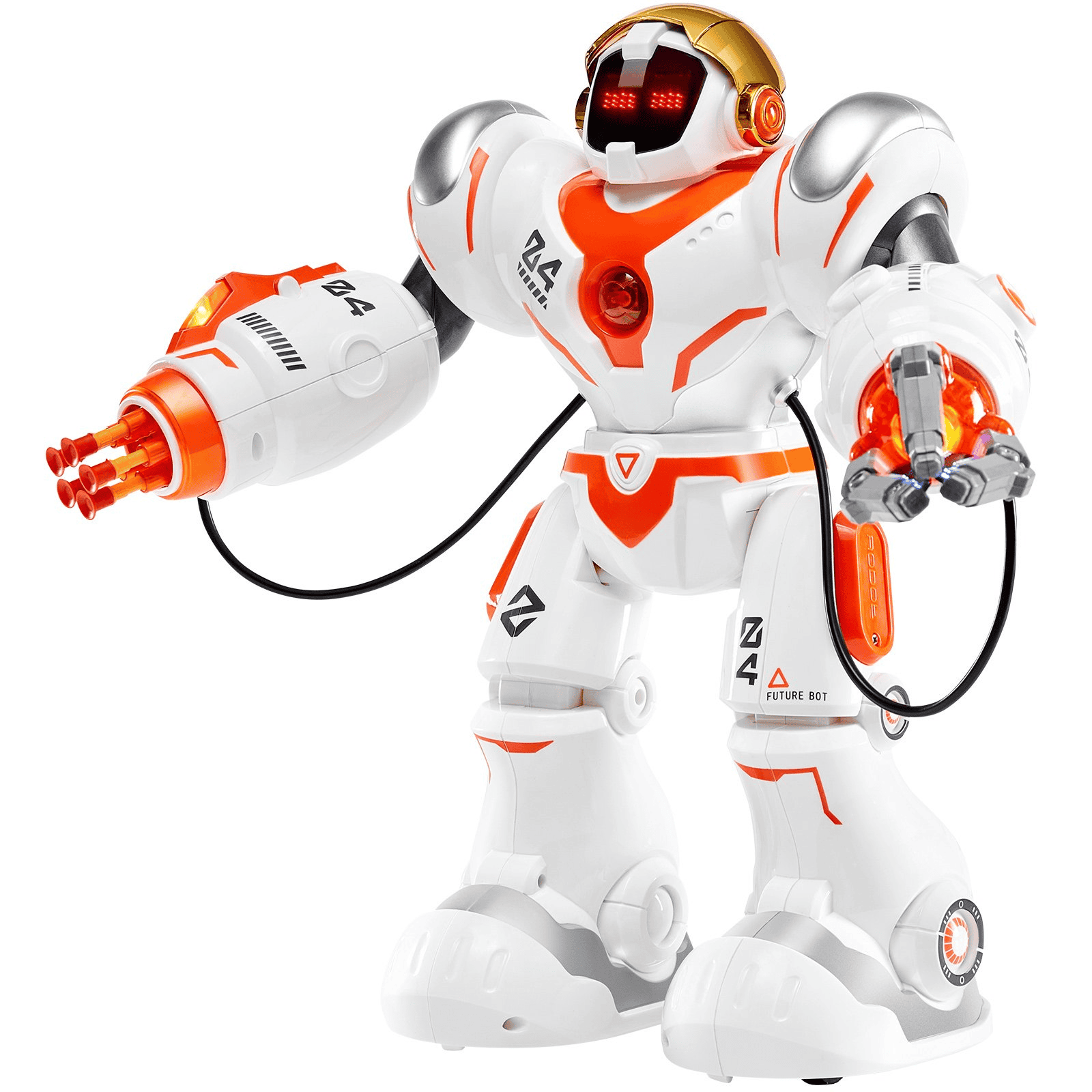 VEVOR RC Robot Toy Battle Robot for Kids Remote Control Robotic Toy Programmable - The Little Big Store