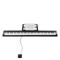 VEVOR 88 Key Digital Piano Keyboard Semi Weighted Full Size Electric Portable - The Little Big Store