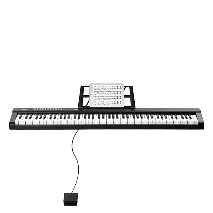VEVOR 88 Key Digital Piano Keyboard Semi Weighted Full Size Electric Portable - The Little Big Store