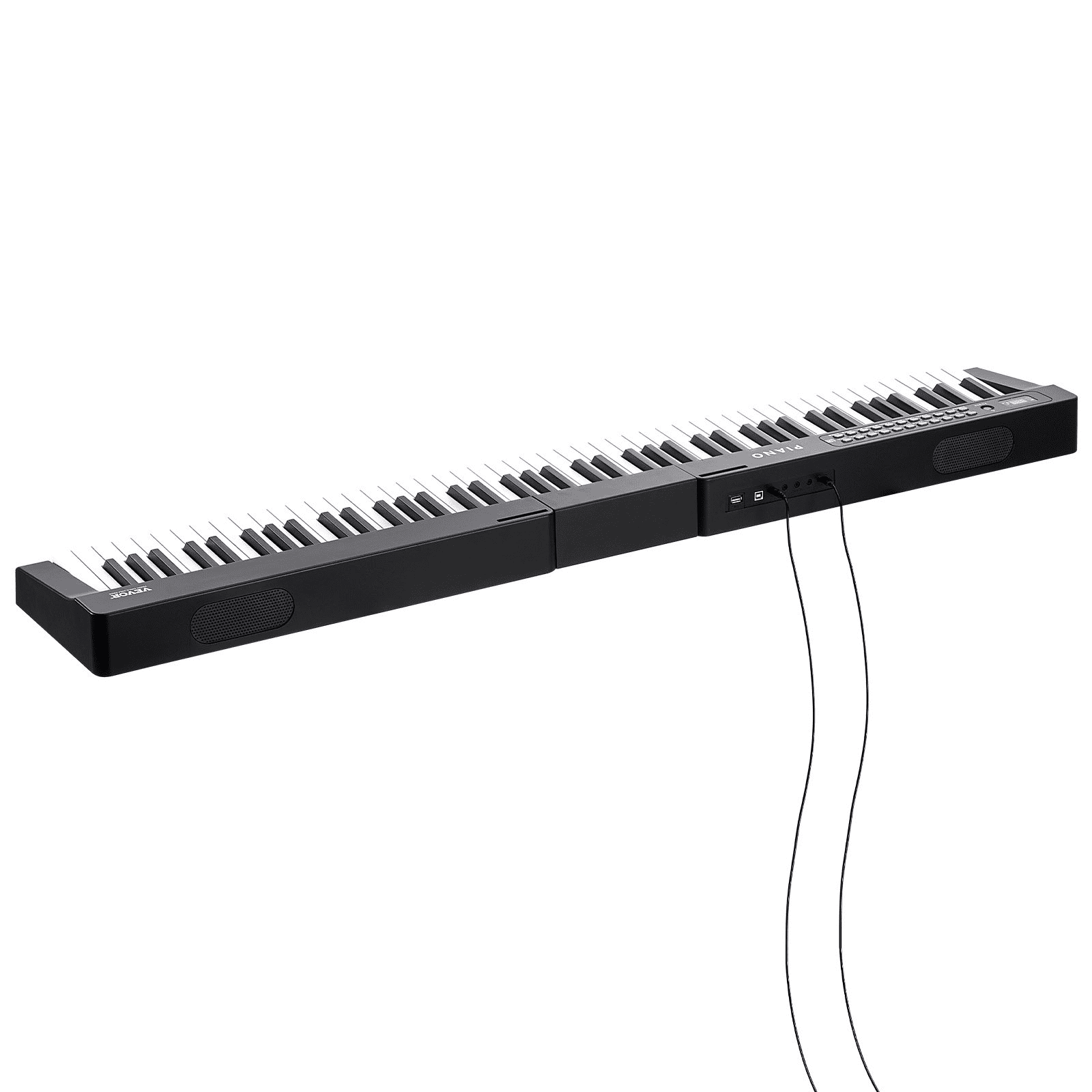 VEVOR 88 Key Digital Piano Keyboard Semi Weighted Full Size Electric Portable - The Little Big Store