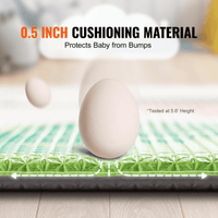 VEVOR 55"x82" Baby Play Mat Kids Crawling Soft Activity Floor Playmat 2 Side - The Little Big Store