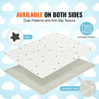 55"x79" Baby Play Mat Kids Crawling Soft Activity Floor Playmat 2 Side - The Little Big Store