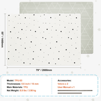 55"x79" Baby Play Mat Kids Crawling Soft Activity Floor Playmat 2 Side - The Little Big Store