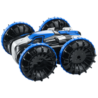 VEVOR Amphibious Remote Control Car Boat 2.4 GHz 4WD RC Boat Kids Adults Blue - The Little Big Store