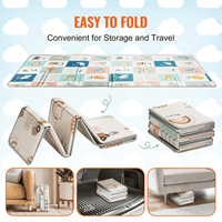 VEVOR 51"x79" Baby Play Mat Kids Crawling Soft Activity Floor Playmat 2 Side - The Little Big Store