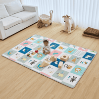 VEVOR 51"x79" Baby Play Mat Kids Crawling Soft Activity Floor Playmat 2 Side - The Little Big Store