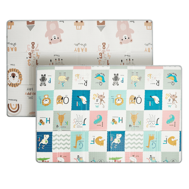 VEVOR 51"x79" Baby Play Mat Kids Crawling Soft Activity Floor Playmat 2 Side - The Little Big Store