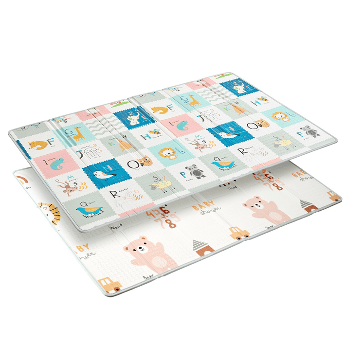 VEVOR 51"x79" Baby Play Mat Kids Crawling Soft Activity Floor Playmat 2 Side - The Little Big Store