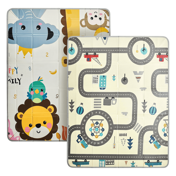 VEVOR 59"x71" Baby Play Mat Kids Crawling Soft Activity Floor Playmat 2 Side - The Little Big Store
