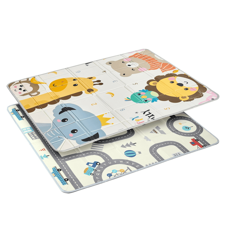 VEVOR 59"x71" Baby Play Mat Kids Crawling Soft Activity Floor Playmat 2 Side - The Little Big Store