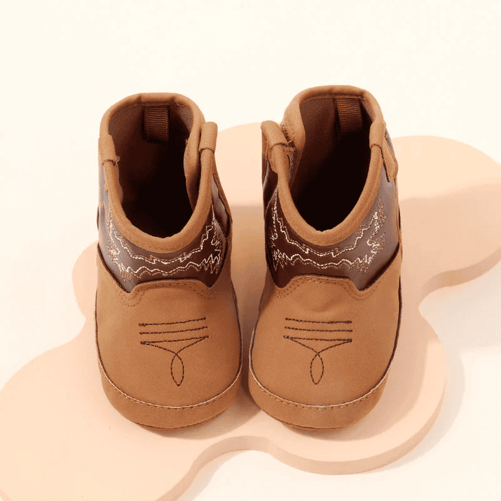 Soft Breathable Western Baby Boots - The Little Big Store