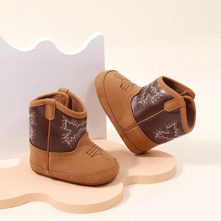 Soft Breathable Western Baby Boots - The Little Big Store