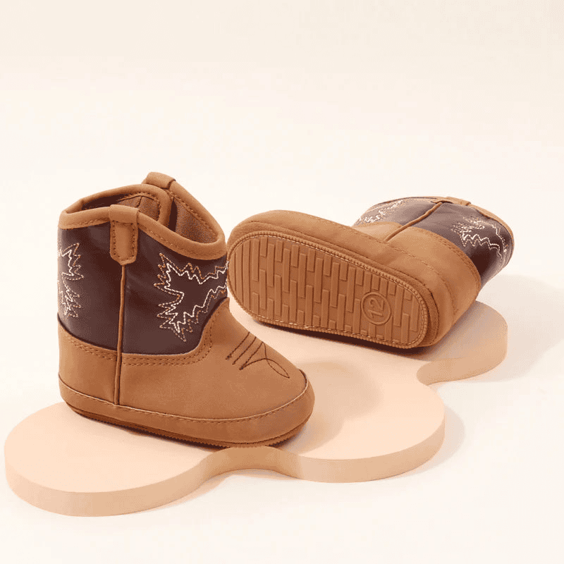 Soft Breathable Western Baby Boots - The Little Big Store