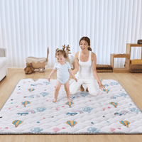 VEVOR 59"x79" Baby Play Mat Kids Crawling Soft Floor Playmat Infant Activity Mat